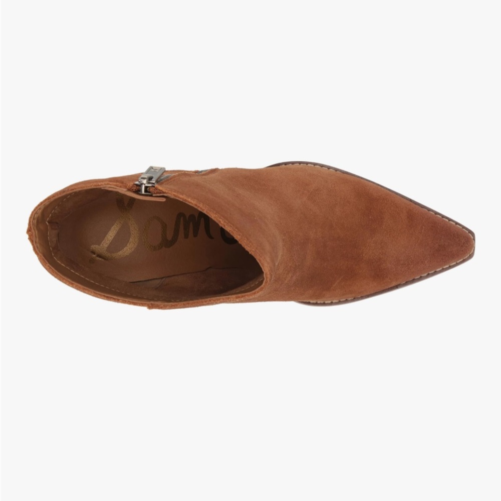 Sam Edelman Brown Suede Ankle Boots - Picture 5 of 13